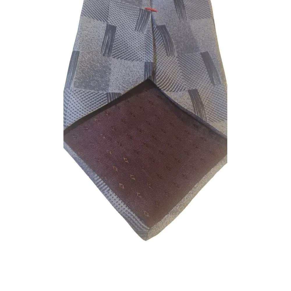American‎ Traditions Neck Tie Men's Classic Style 100% Italian Silk Blue USA